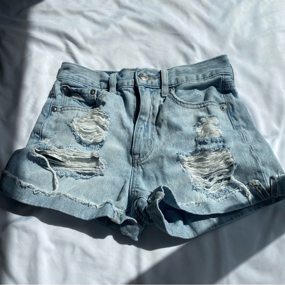Aeropostale Mom Jean Shorts | Size: 00 | Color: Blue